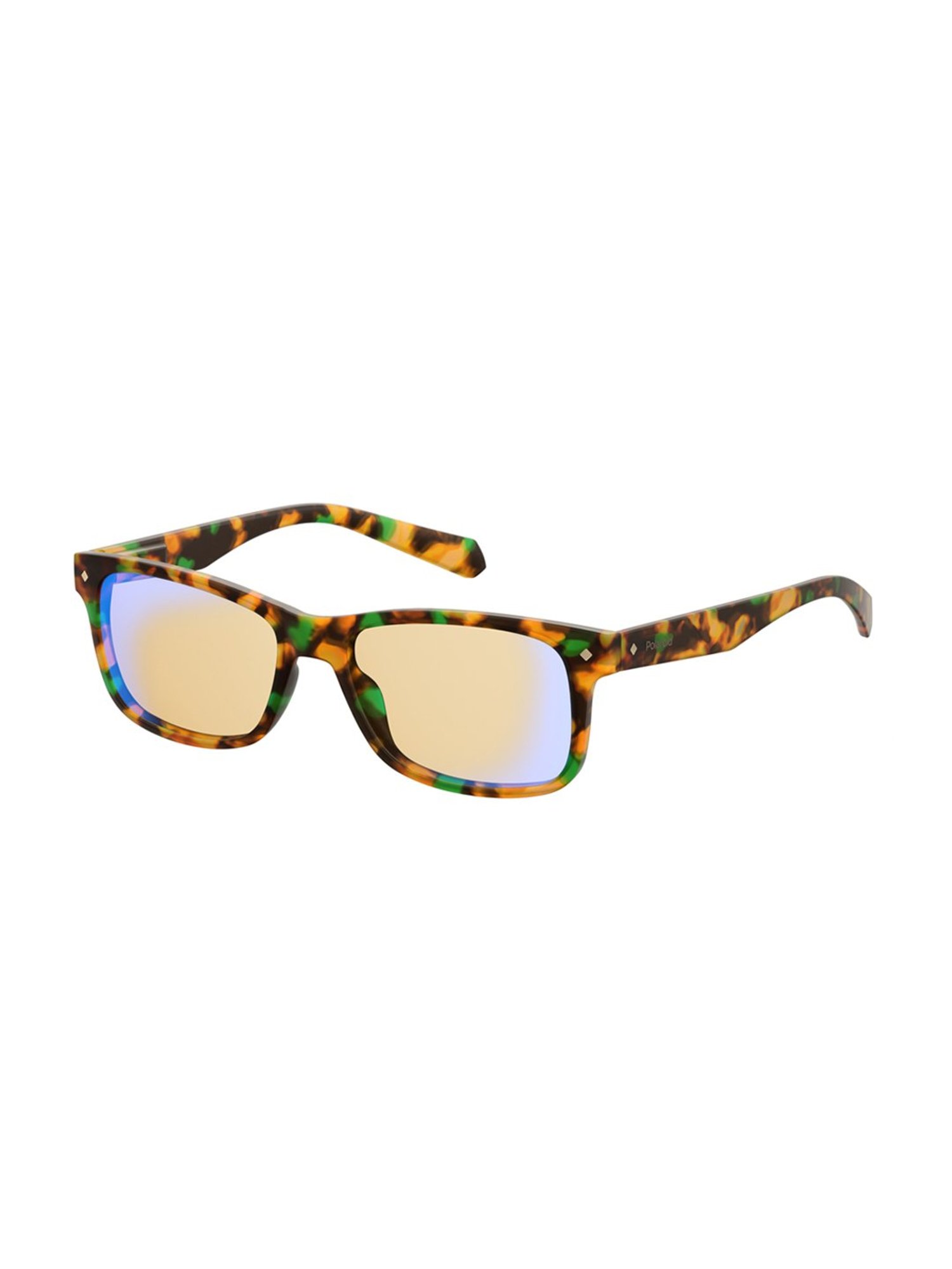 Polaroid Havana Rectangular Unisex Reading Glasses Power: +2.00