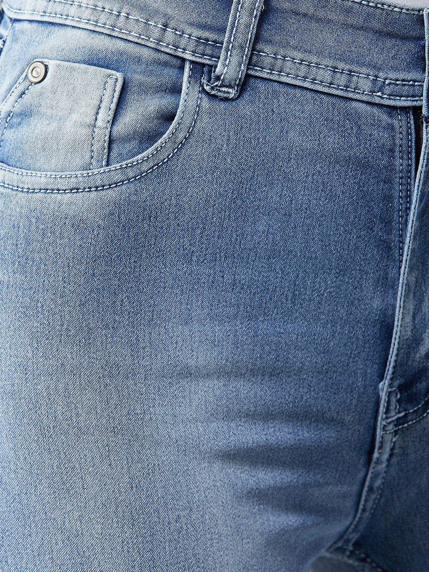 DOLCE CRUDO Blue Denim Skinny Fit High Rise Jeans