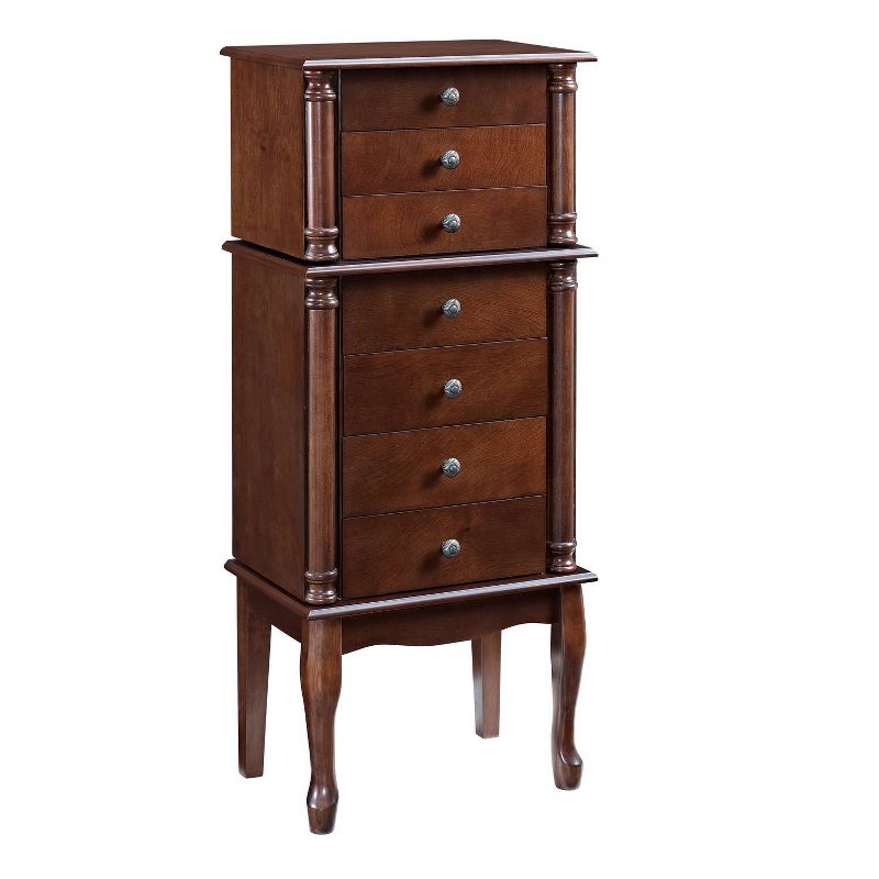 Naomi Jewelry Armoire Kona Brown - Powell Company