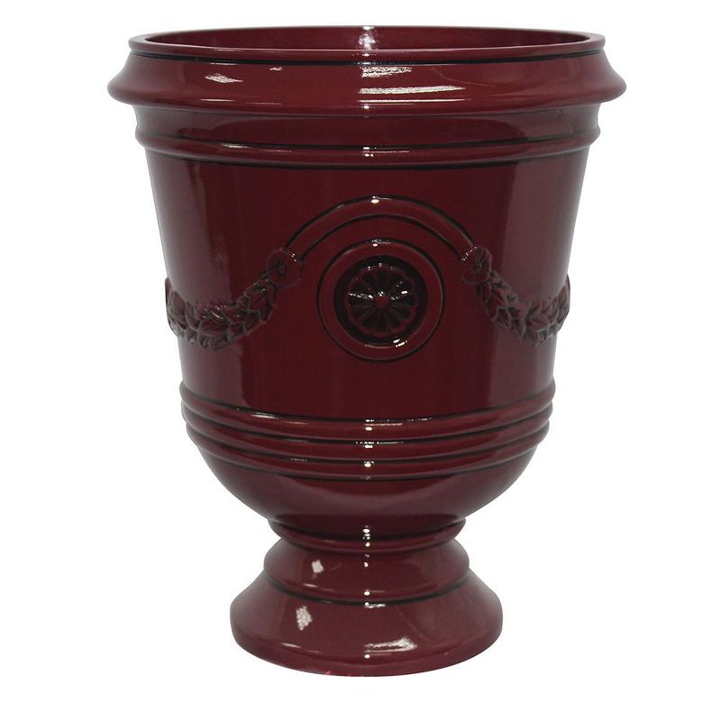 15" Porter Urn, Oxblood - Southern Patio