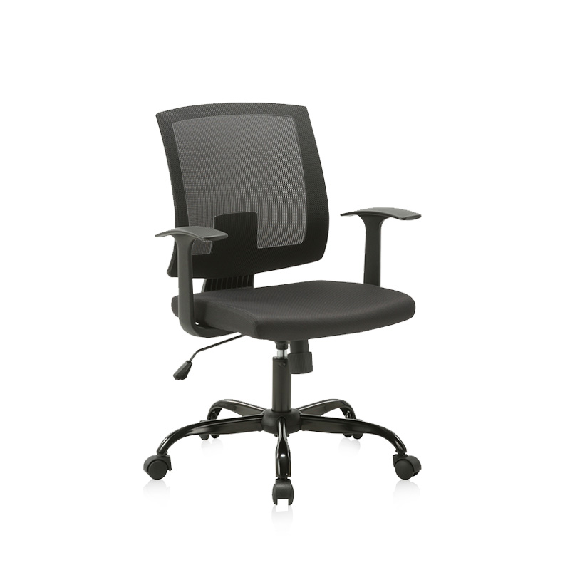 Ergonomic Mid-Back Mesh Swivel Task Chair with Arm Rest and Back for Home and Office
