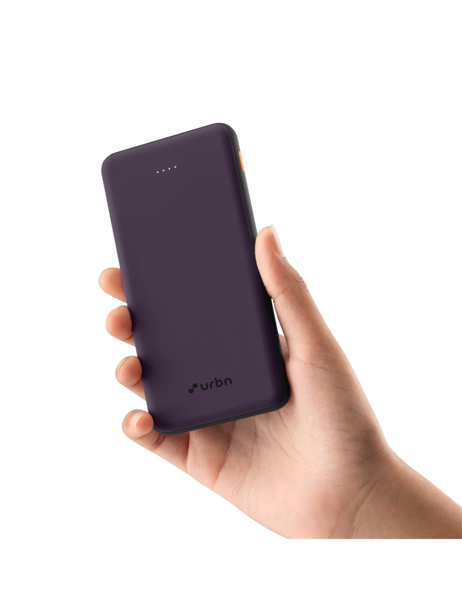 URBN 10000 mAh Ultra Slim 12W Power Bank with Type C Input-Output (Purple)