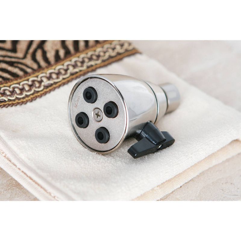 Four Jet Solid Brass 2-inch Shower Head Satin Nickel - Kingston Brass