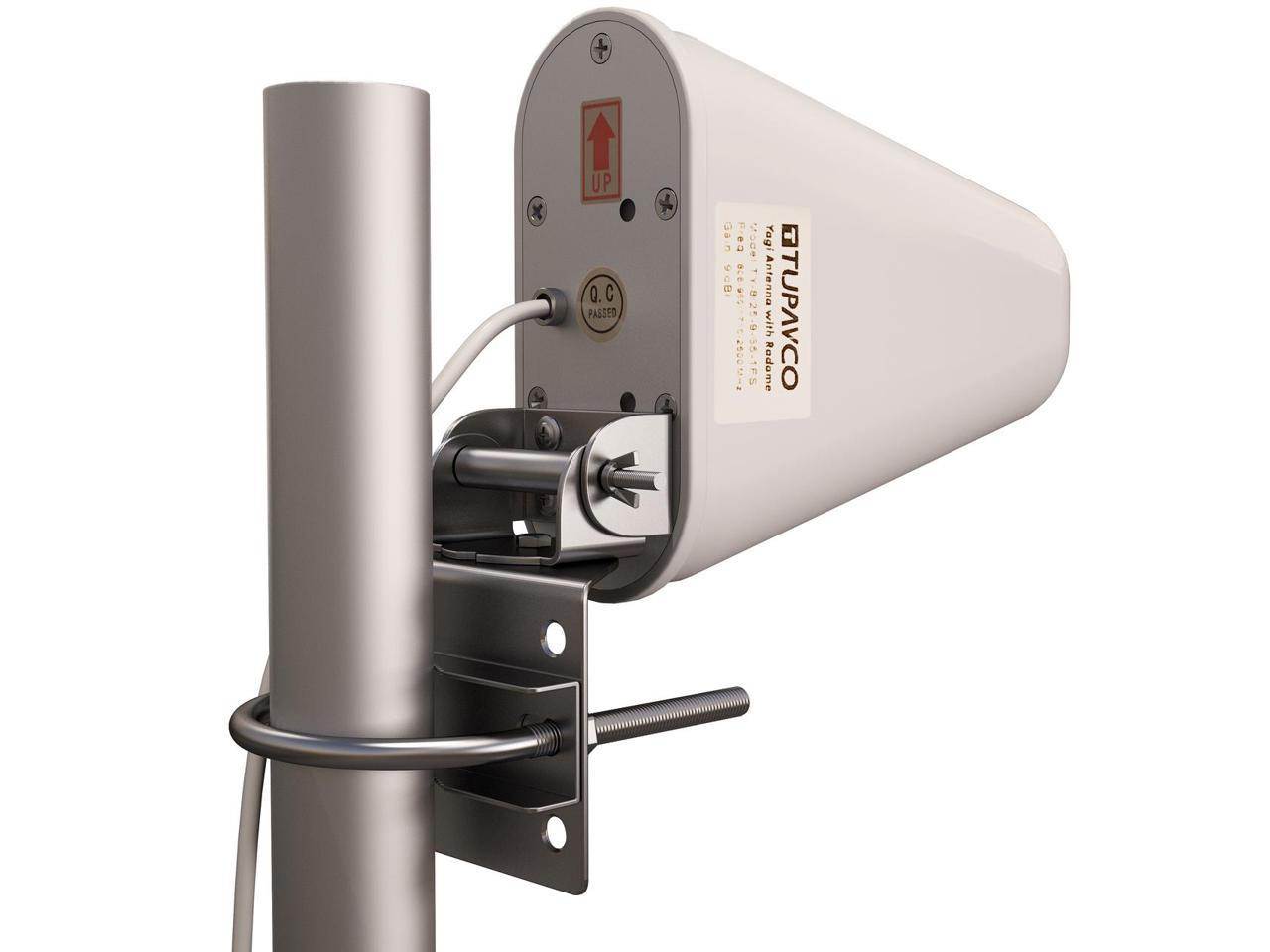 WiFi Yagi Antenna - Tupavco DB541 - Dual Band (2.4GHz) and (5GHz/5.8GHz) 9dBi - Medium Range Directional Wireless LAN Network Antenna