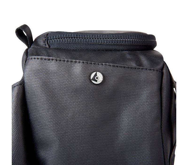 WIB Miami City Slim Backpack for up-to 14.1" Notebook , Tablet, eReader - Green - Twill Polyester - Twill Polyester, Microsuede - Shoulder Strap