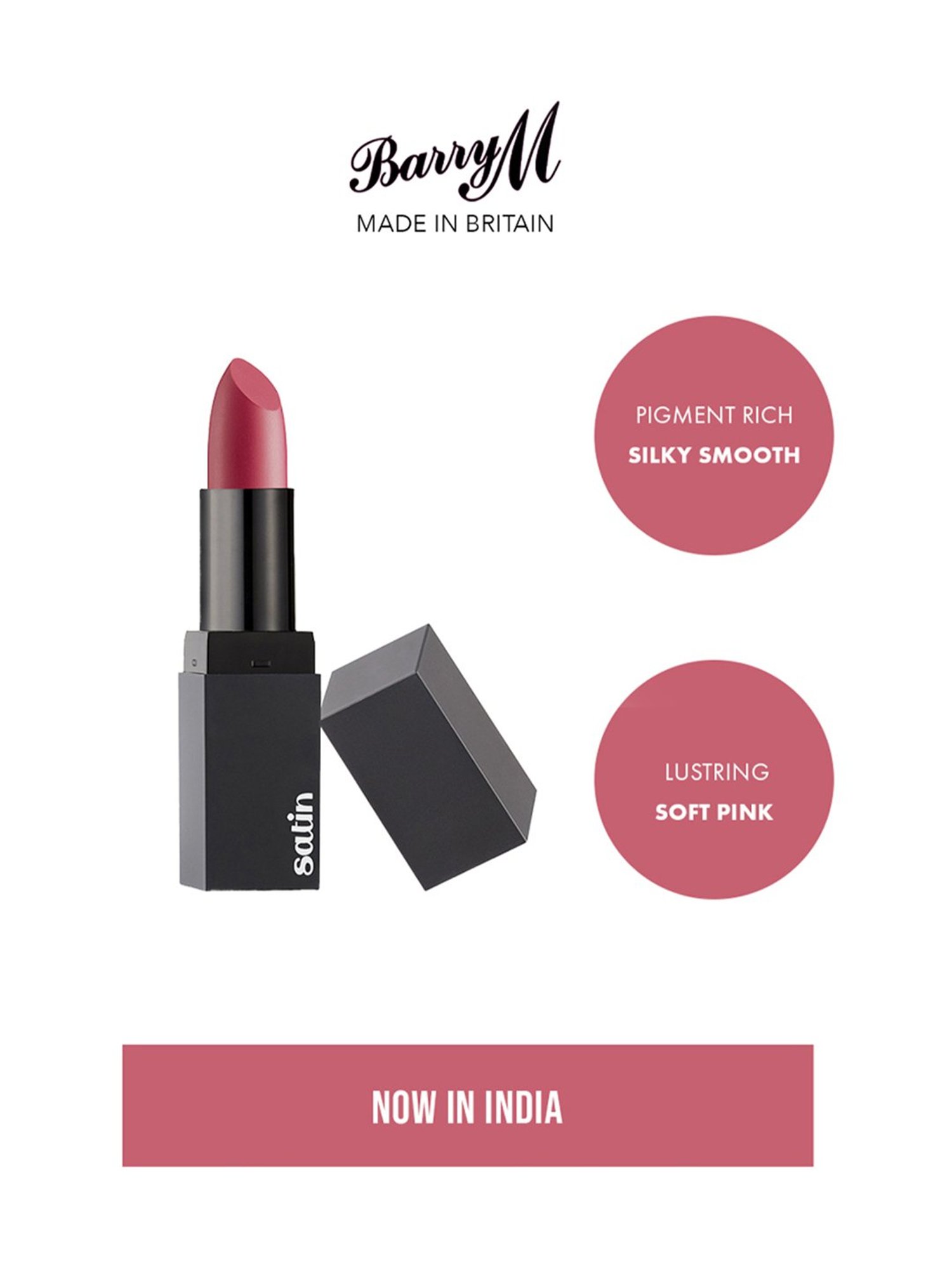 Barry M Satin Lip Paint Lustring - 3.5 gm