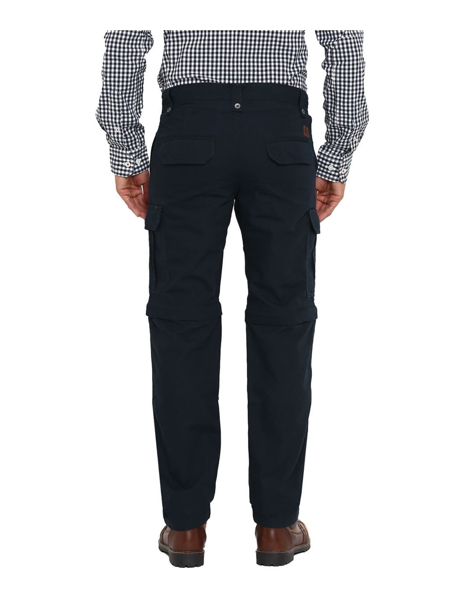 WES Casuals by Westside Olive Relaxed-Fit Mid-Rise Cotton Blend Joggers