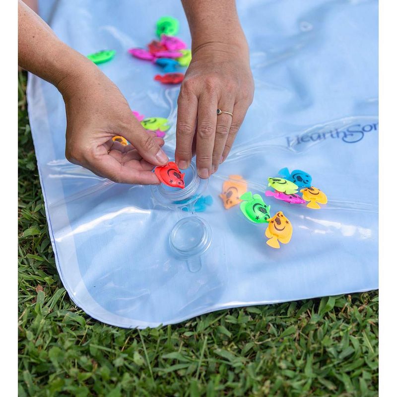 HearthSong - Kids' Super-Sized Coral Reef Water-Filled AquaPod with 36 Colorful Fish