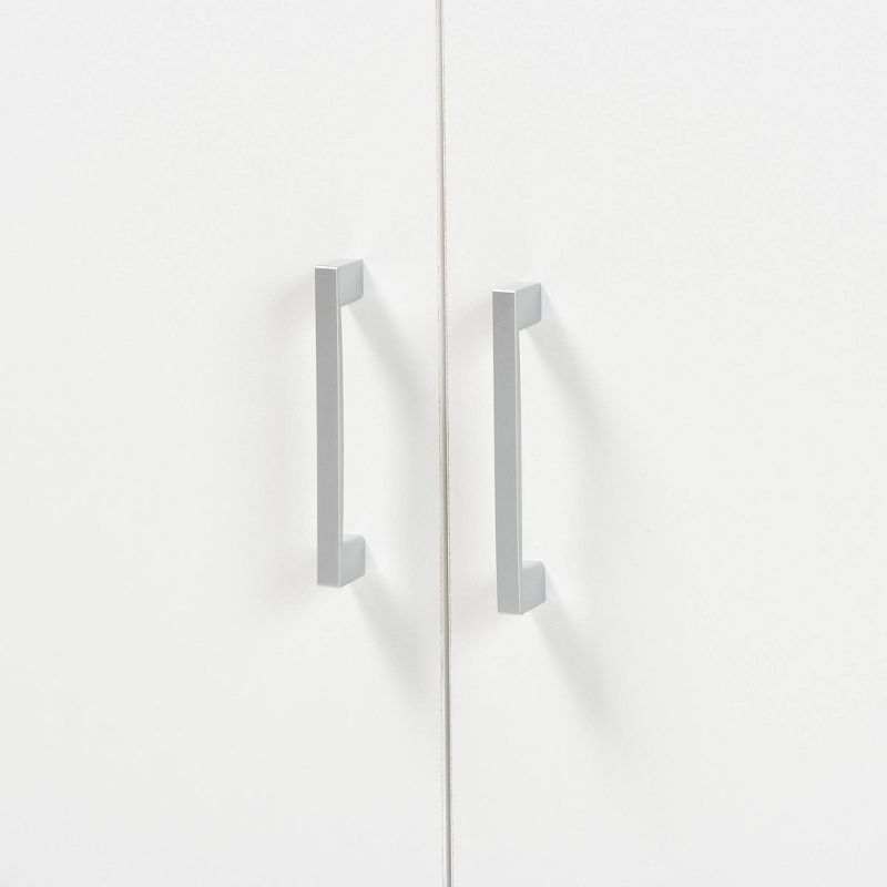 Leena Two-Tone Finished Wood 3 Drawer Sideboard Buffet Walnut Brown/White - Baxton Studio