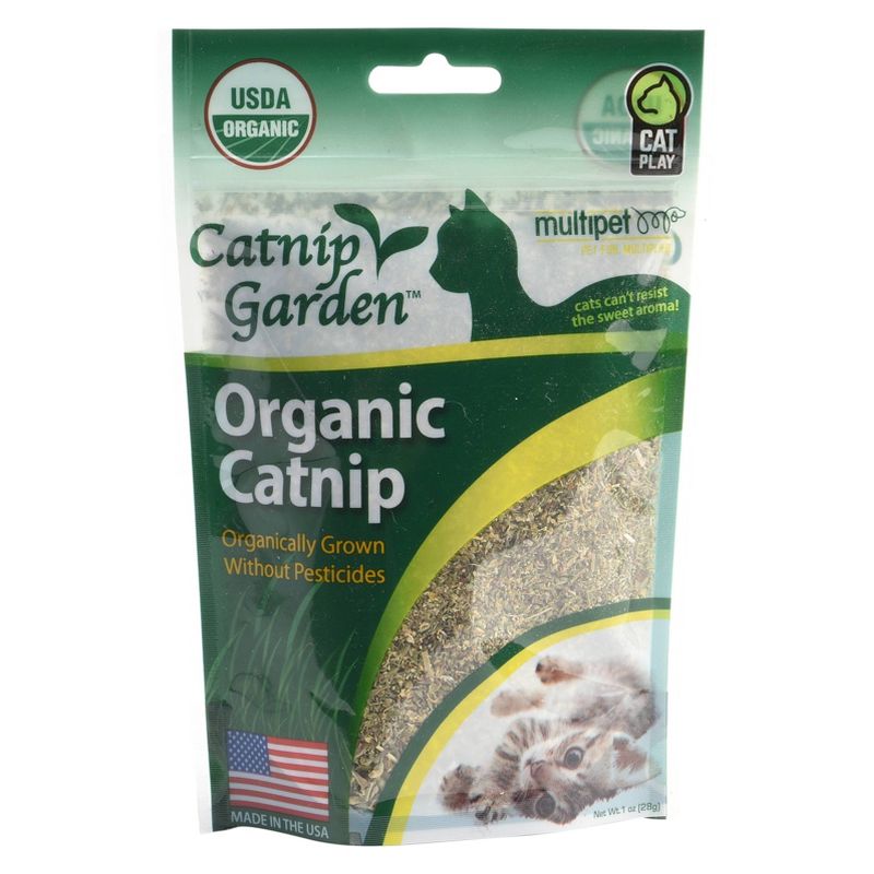 Multipet Garden Organic Cat Catnip Cat Treats - 1oz