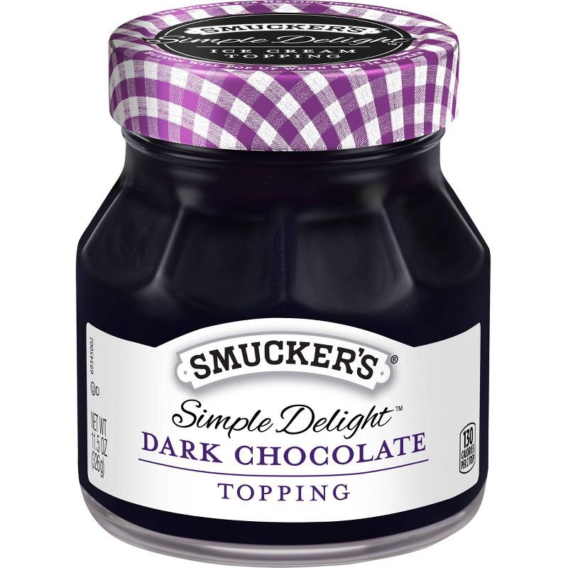 Smucker's Dark Chocolate Simple Delights Topping - 11.5oz
