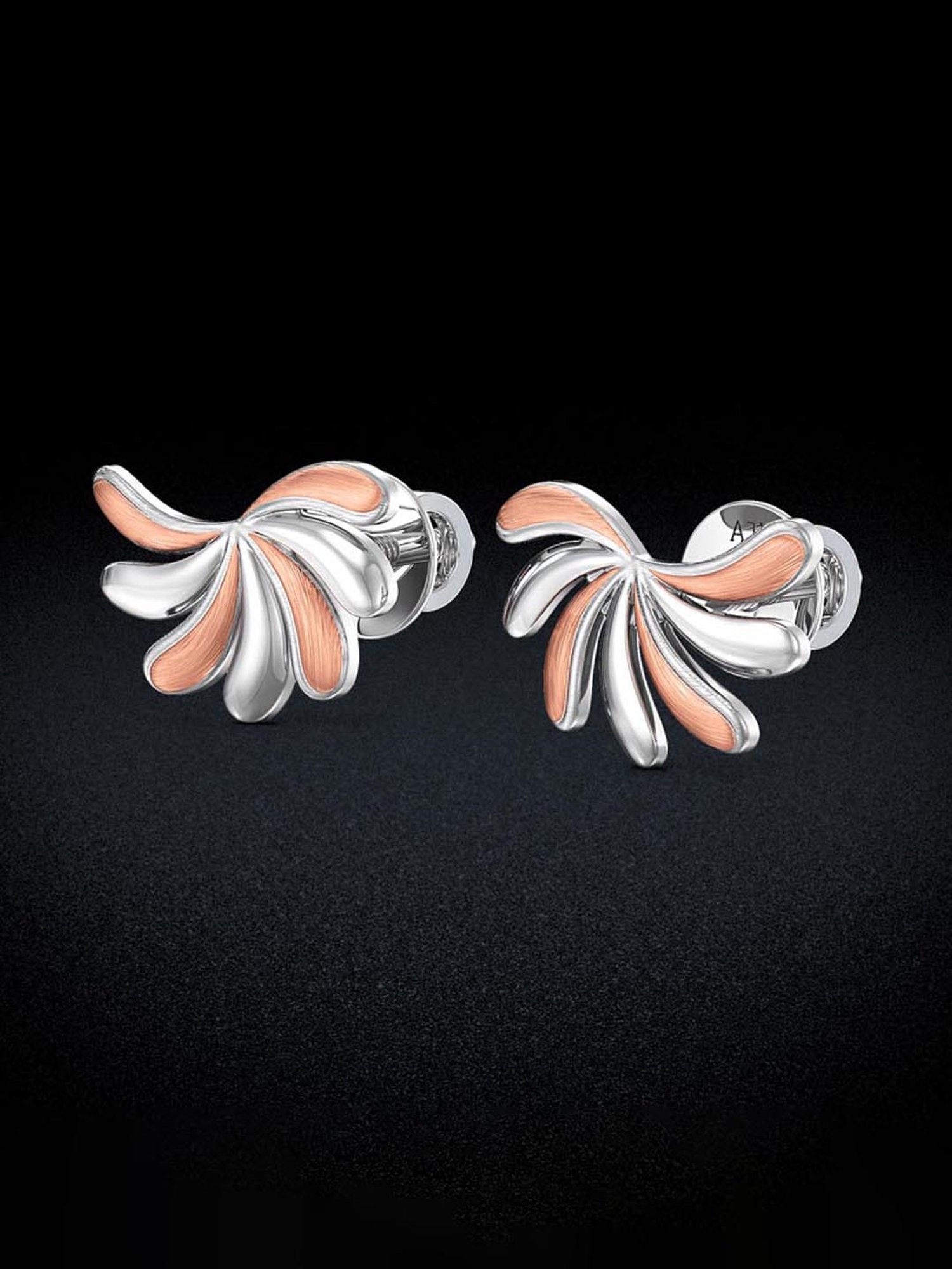 Joyalukkas 950 Platinum Jeweled cute Journal Earring