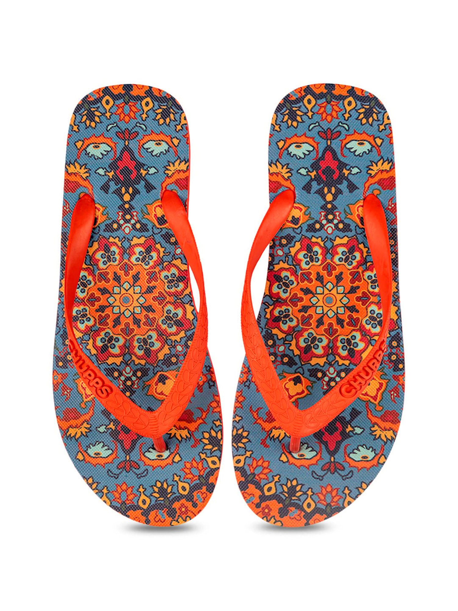 Chupps Women's Red Flip Flops