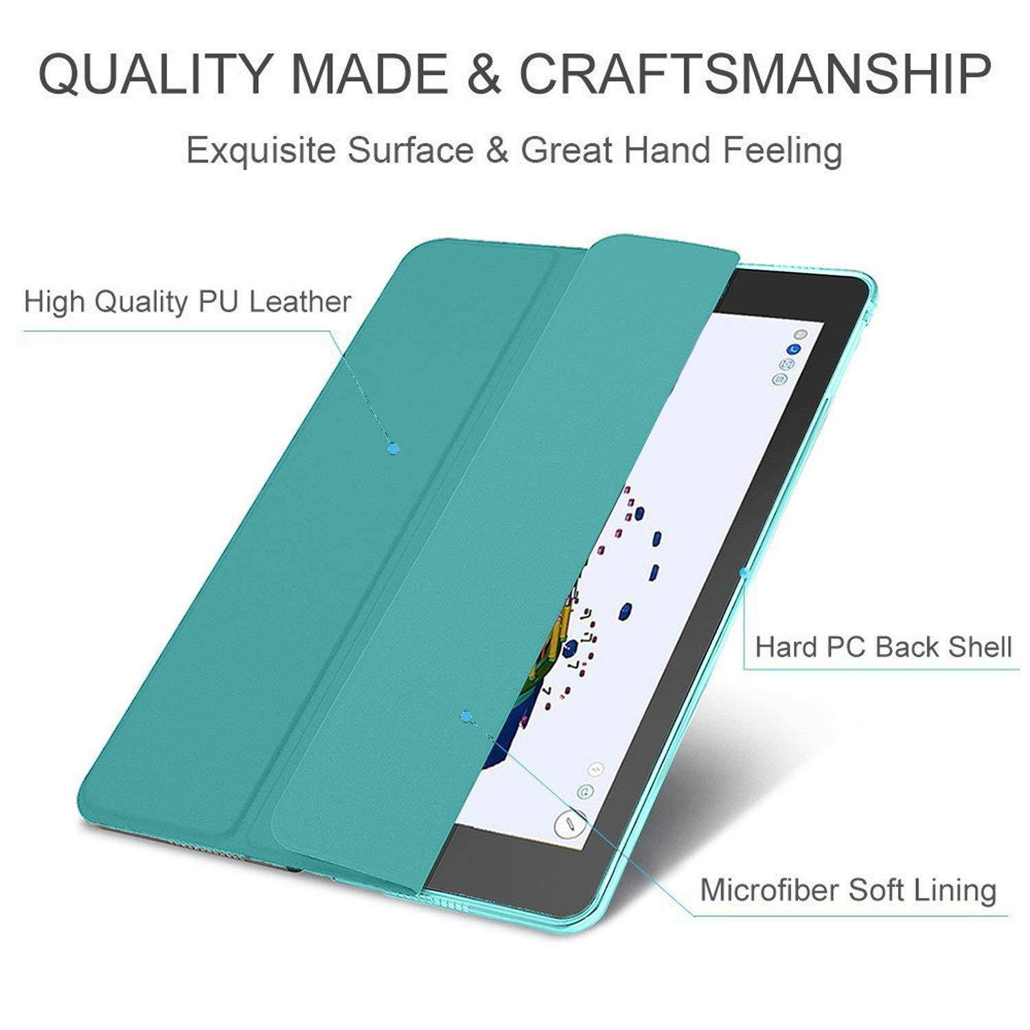 iPad 4 / 3 / 2 ( 9.7 Inch ) Case Tri-Fold Smart Cover [ Auto Sleep / Wake Function ] Multi Angle Stand (A1458 A1459 A1460 A1403 A1416 A1430 A1395 A1396 A1397) [iPad 4th, 3rd & 2nd Gen 9.7]- Green