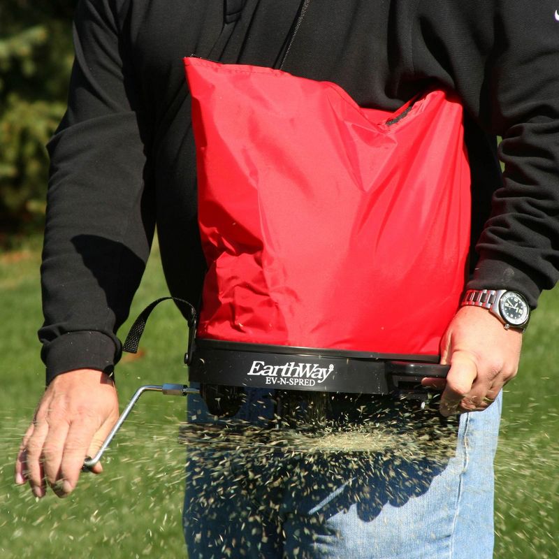 Earthway 2750 20 Lb. Hand Crank Nylon Bag Fertilizer Seed Salt Spreader Hopper