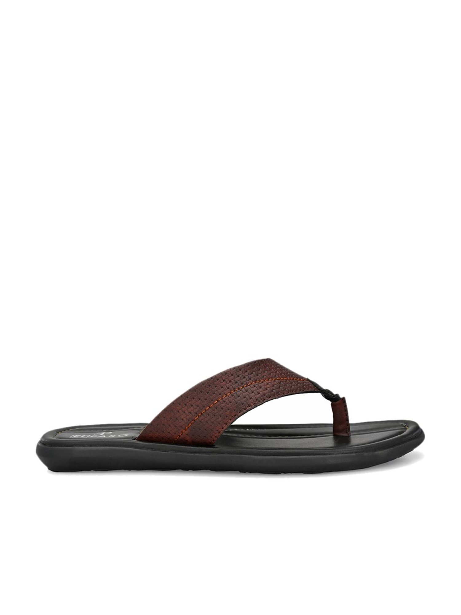 El Paso Maroon Thong Sandals