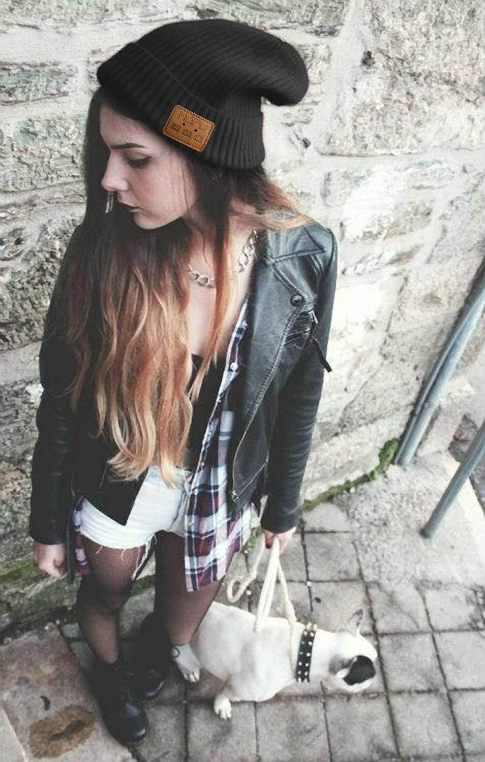 High Quality Sound Stereo Bluetooth Beanie Hat [Black] - Wireless, Comfortable And Highly Compatible With A Wide Range Of Devices