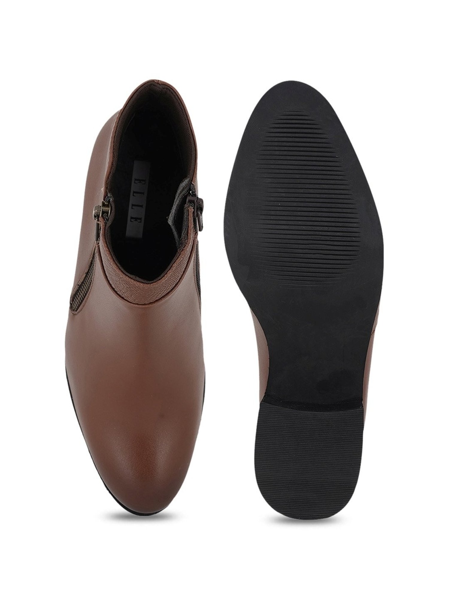 Elle Women's Tan Formal Booties