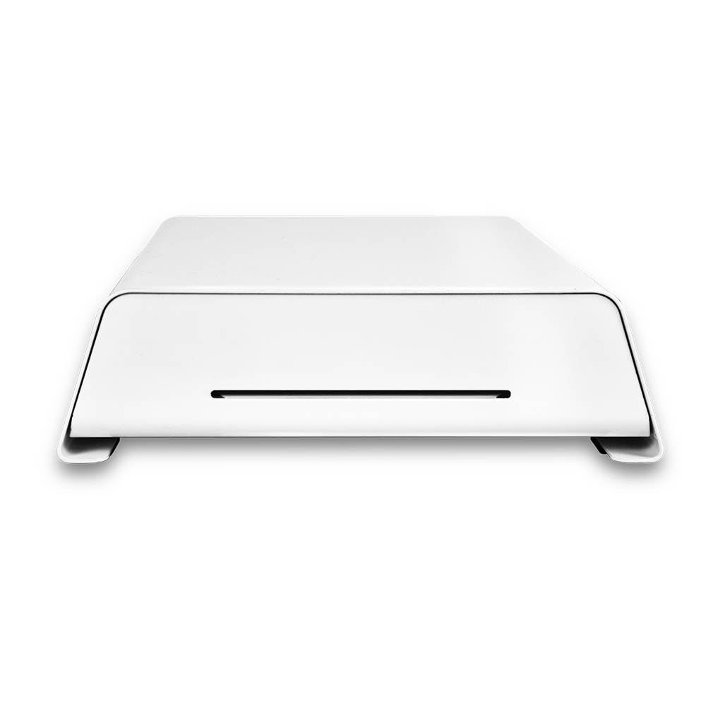 Beelta Mini Cash Register Drawer 13&rdquo; for Point of Sale (POS) System with Fully Removable Cash Tray, 5 Bill slots / 5 Coin slots, 24V, RJ11/RJ12 Key-Lock, Media Slot, SPCC, White