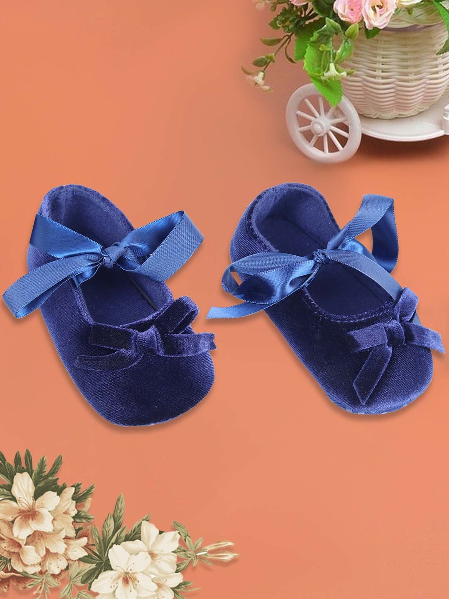 Baby Moo Kids Navy Mary Jane Shoes