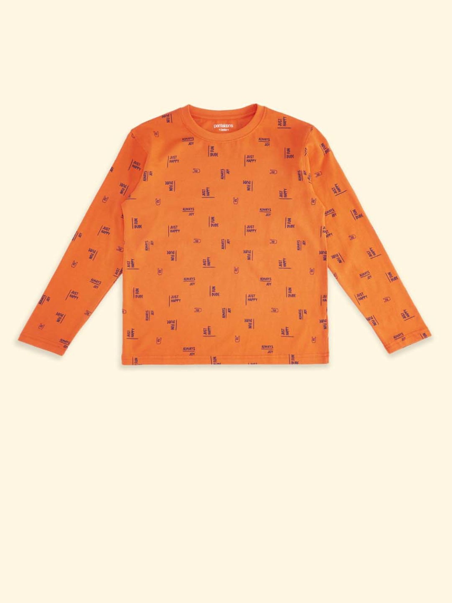 Pantaloons Baby Kids Multicolor Cotton Printed Full Sleeves T-Shirt