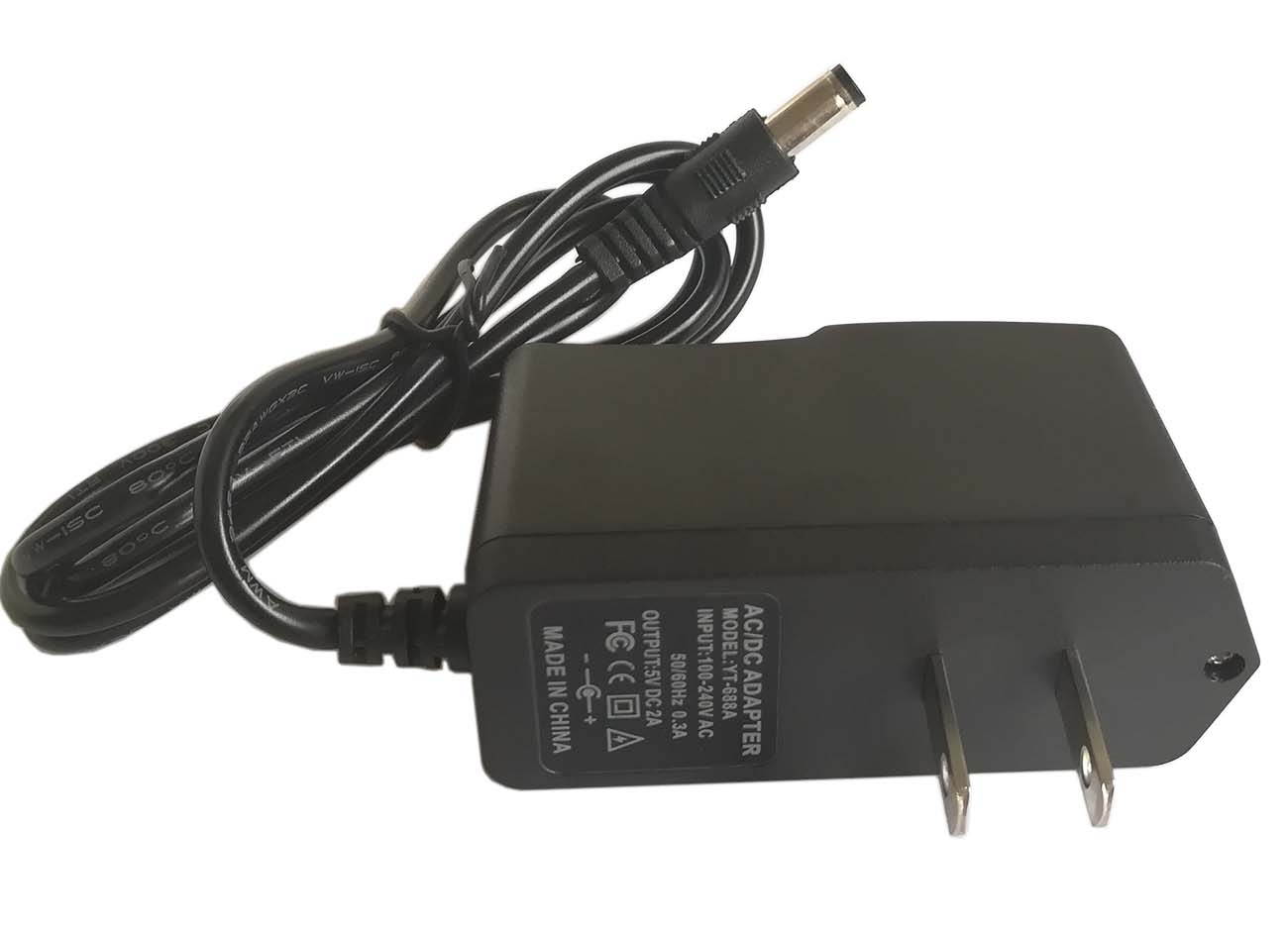 easyday 5V 2A Power Adapter Supply AC to DC 2.1mm X 5.5mm Plug