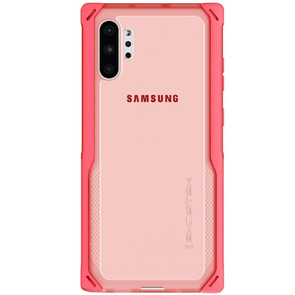 Ghostek Cloak Designed for Samsung Note 10 Case Clear Tough Bumper Protector Cover Luxury Design Supports Wireless Battery Charging Raised Bezel for Extra Screen Protection 2019 Note10 - (Blue/Gold)