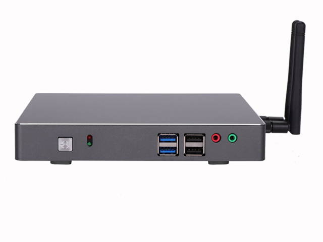 Mini PC,Desktop Computer,Intel Core I7 3537U,with Windows 10 Pro/Linux Ubuntu support,(Black),[HUNSN BH08G],[COM/VGA/HDMI/LAN/ 8*USB2.0/ With Cooling fan],(8G RAM/256G SSD/1TB HDD)