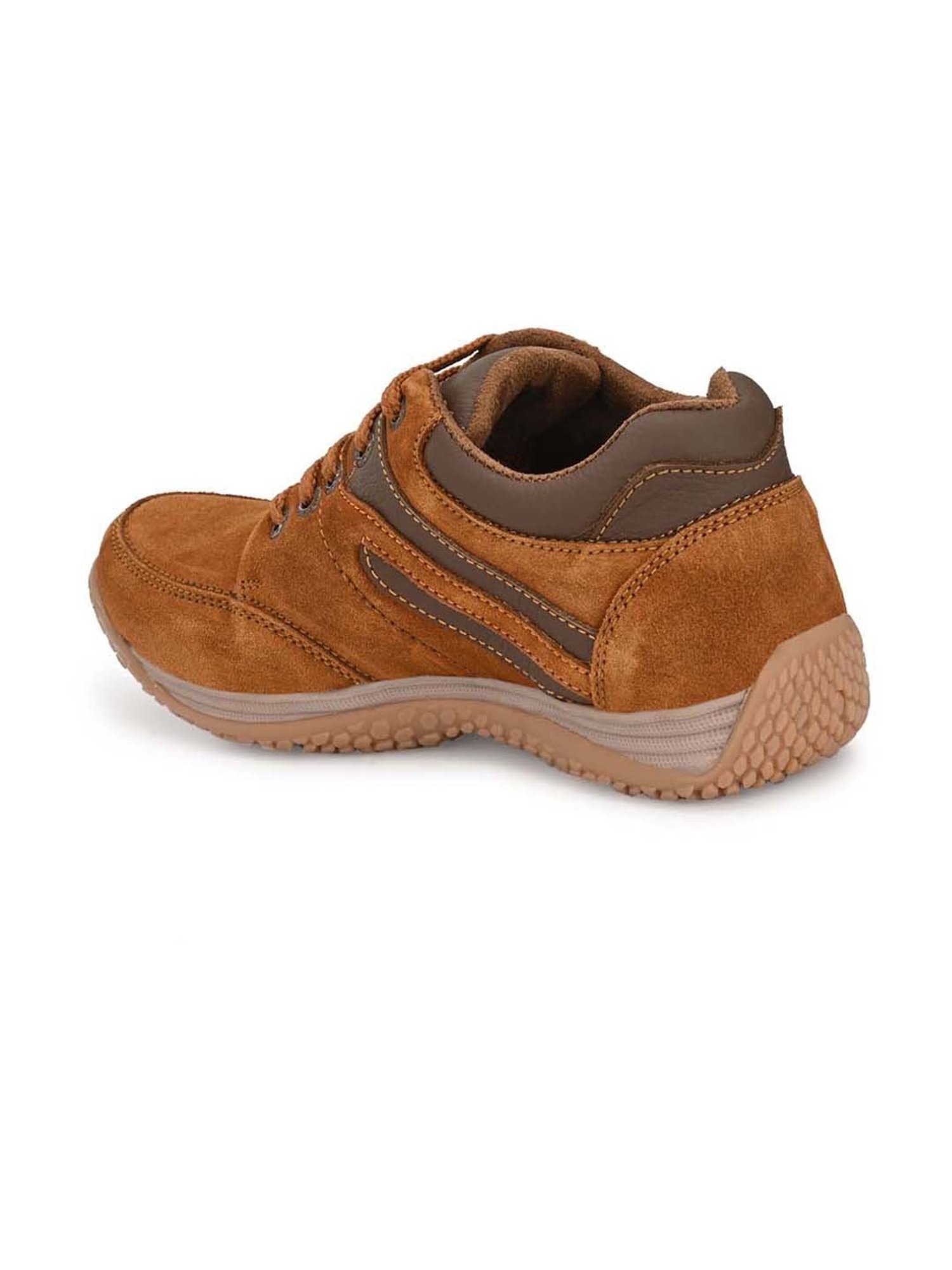 Eego Italy Men's Tan Derby Shoes