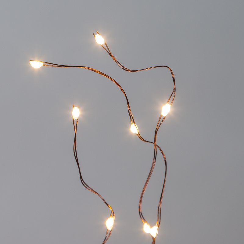 Everlasting Glow 72-Inch High Brown Electric Tree with 690 Warm White Micro LED Lights