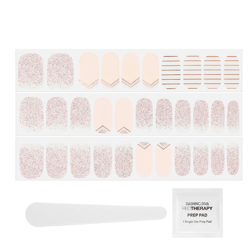 Dashing Diva Gloss Palette More Manis Nail Art Kit - In the Blush - 2pc