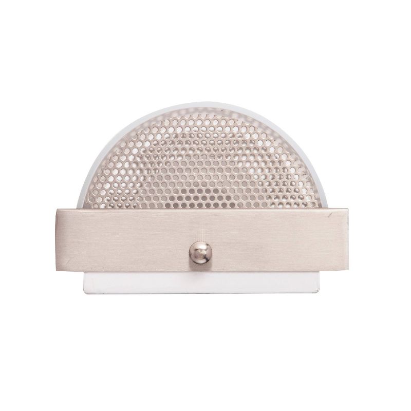 13" Justel Glass Sconce Lamp White (Includes Energy Efficient Light Bulb) - Aiden Lane