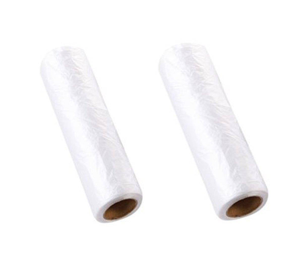 2 Pack Trash Bag for Countertop Plastic or Brushed Stainless Steel Swing Lid Table Desk Car Mini Trash Can Trash Bin, Clear