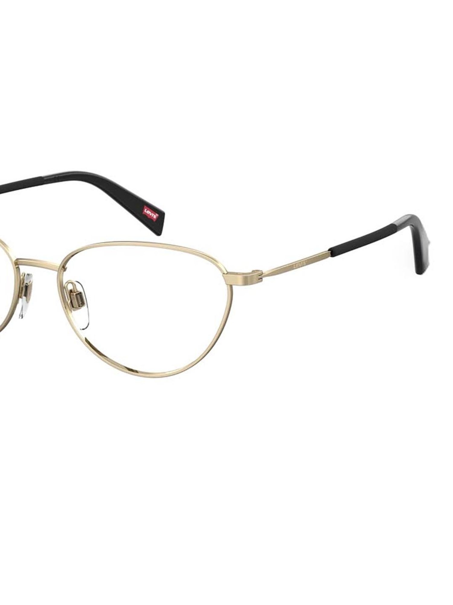 Levi's Gold Oval Eye Frames for Women