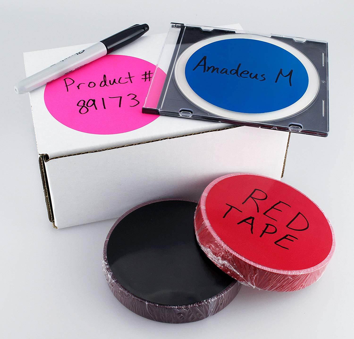 ChromaLabel 4 inch Color-Code Dot Labels | 250/Roll (Black)