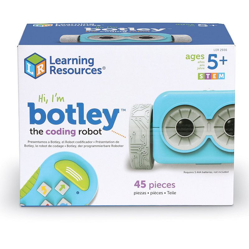 Learning Resources Botley the Coding Robot, Coding STEM Toy, 45 Piece Coding Set, Ages 5+