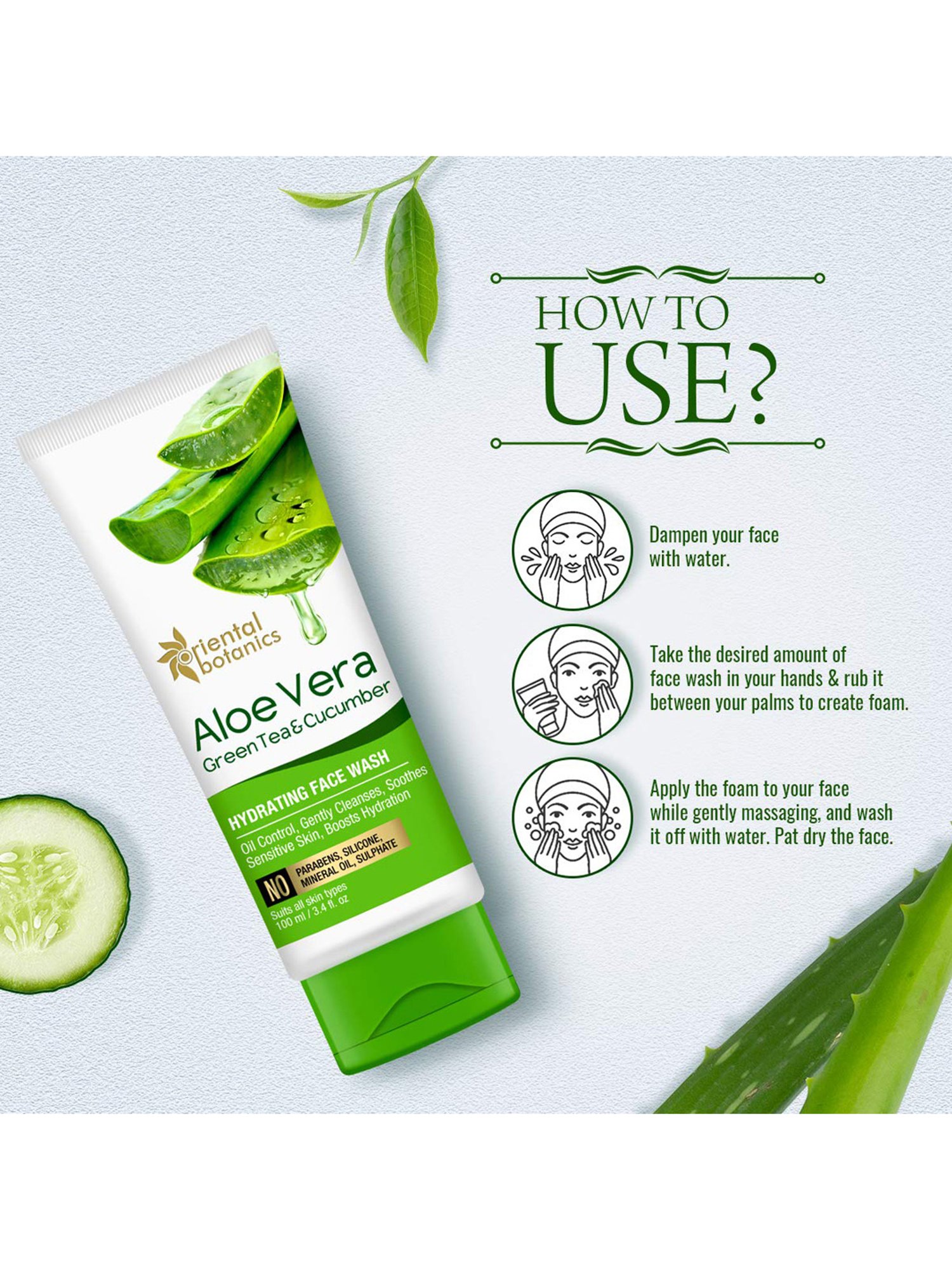 Oriental Botanics Face Wash - 100 ml