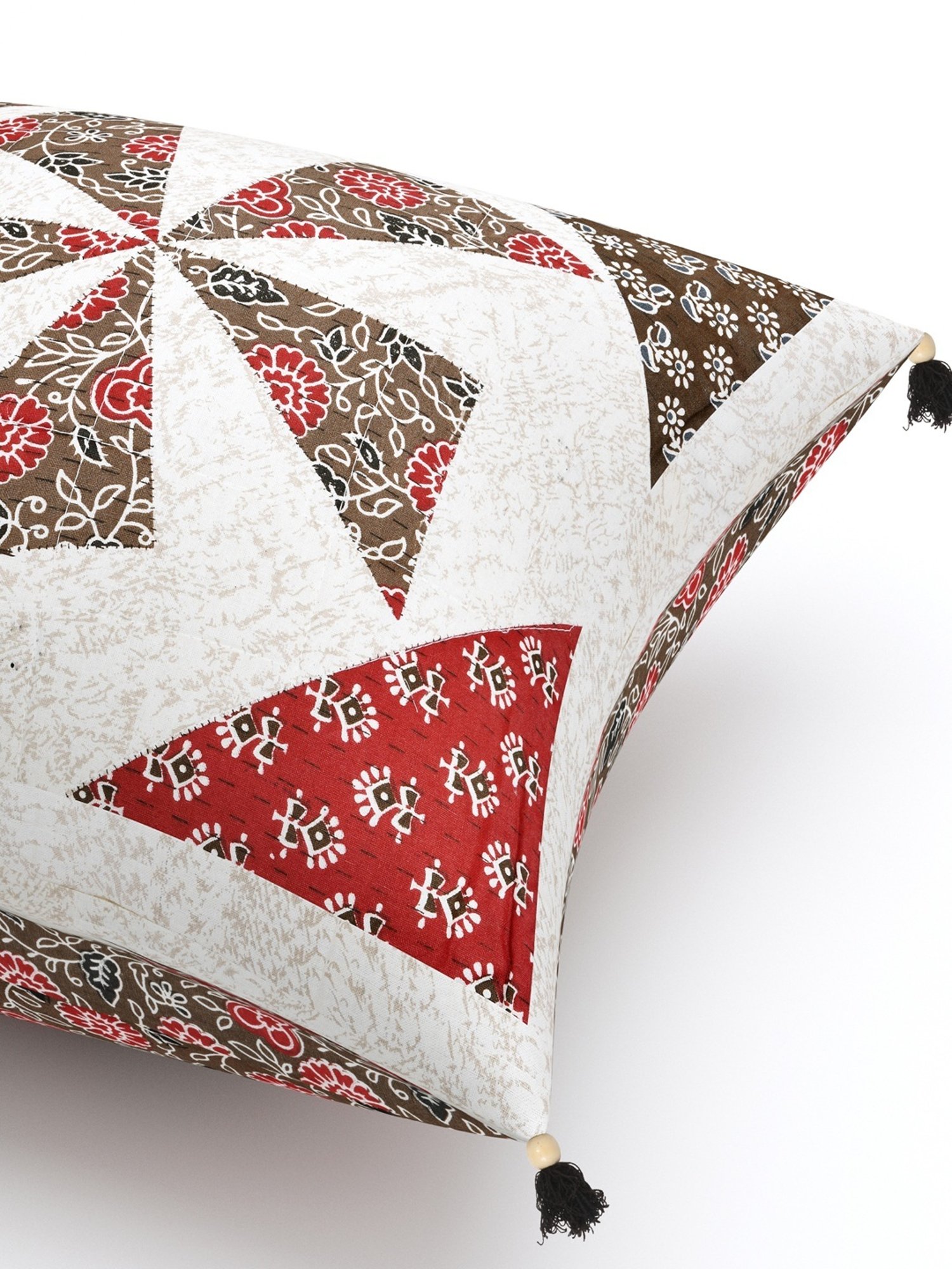 Living Roots Jaipuri Multicolor Cotton Cushion Covers - Set of 5