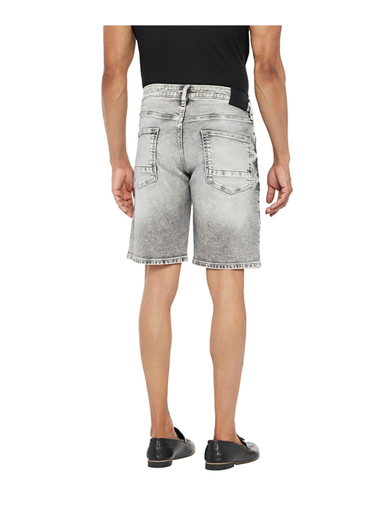 EVERBLUE Black Midrise Shorts