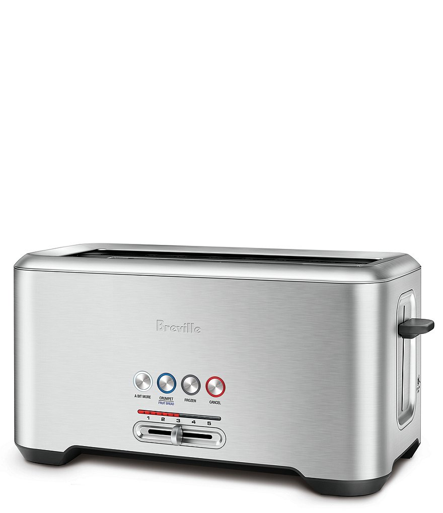 Breville A Bit More'&reg; Long-Slot 4 Slice Stainless Steel Toaster