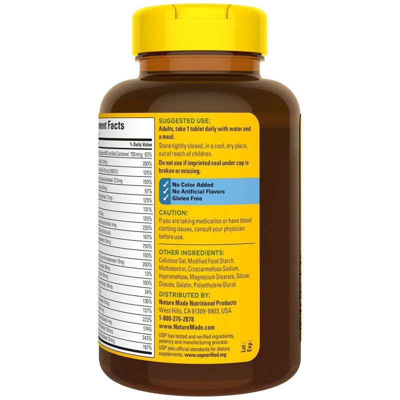 Nature Made Value Size Men's Multivitamin Tablets - 120ct