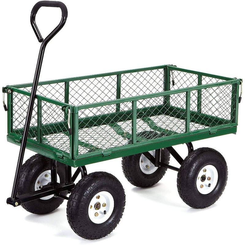 Gorilla Carts Steel Utility Garden Cart with Removable Sides Capacity