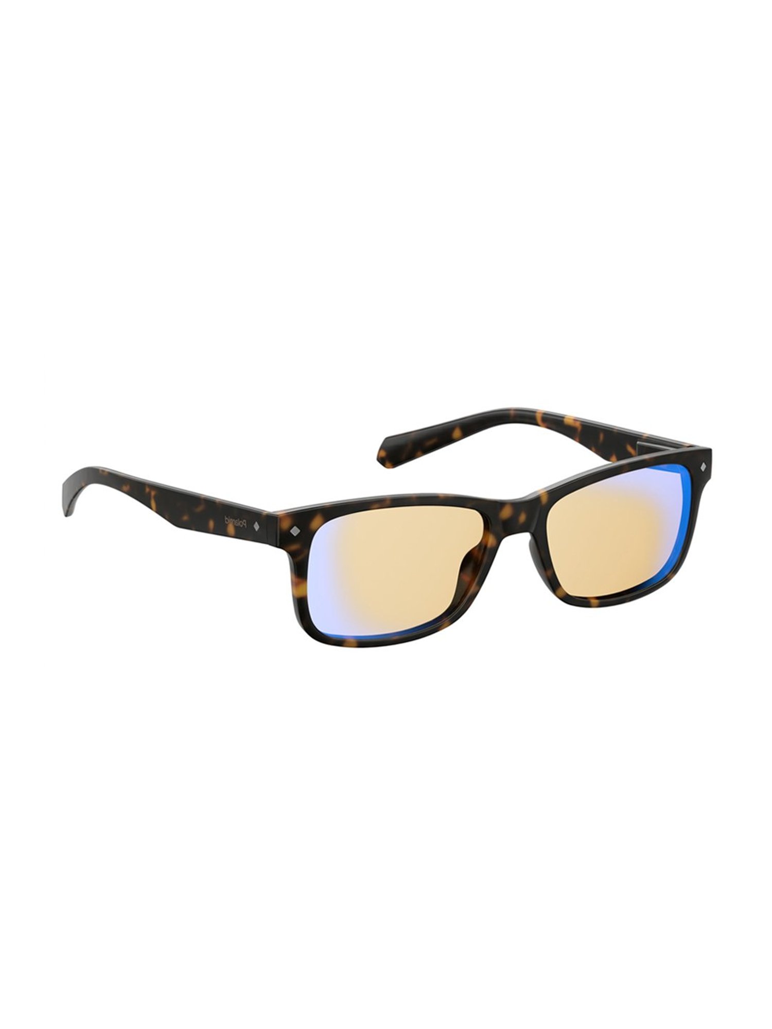 Polaroid Havana Rectangular Unisex Reading Glasses Power: +1.00