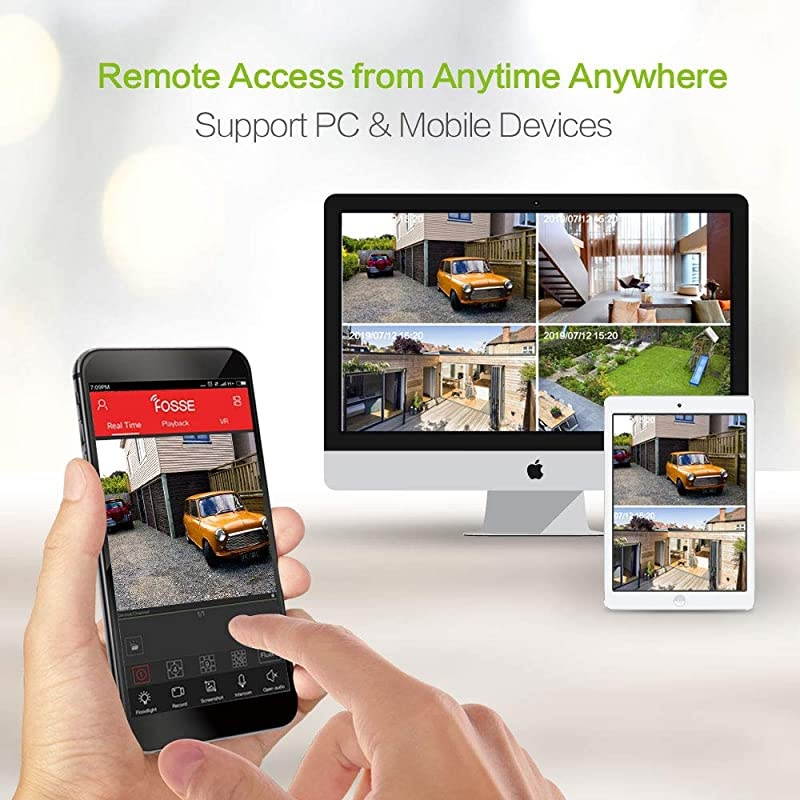 1080P Wireless Security Camera System, 8CH NVR 4Pcs Outdoor WiFi Surveillance Camera with Night Vision, Waterproof, Motion Alert, Remote Access,1TD HDD Included M430-D