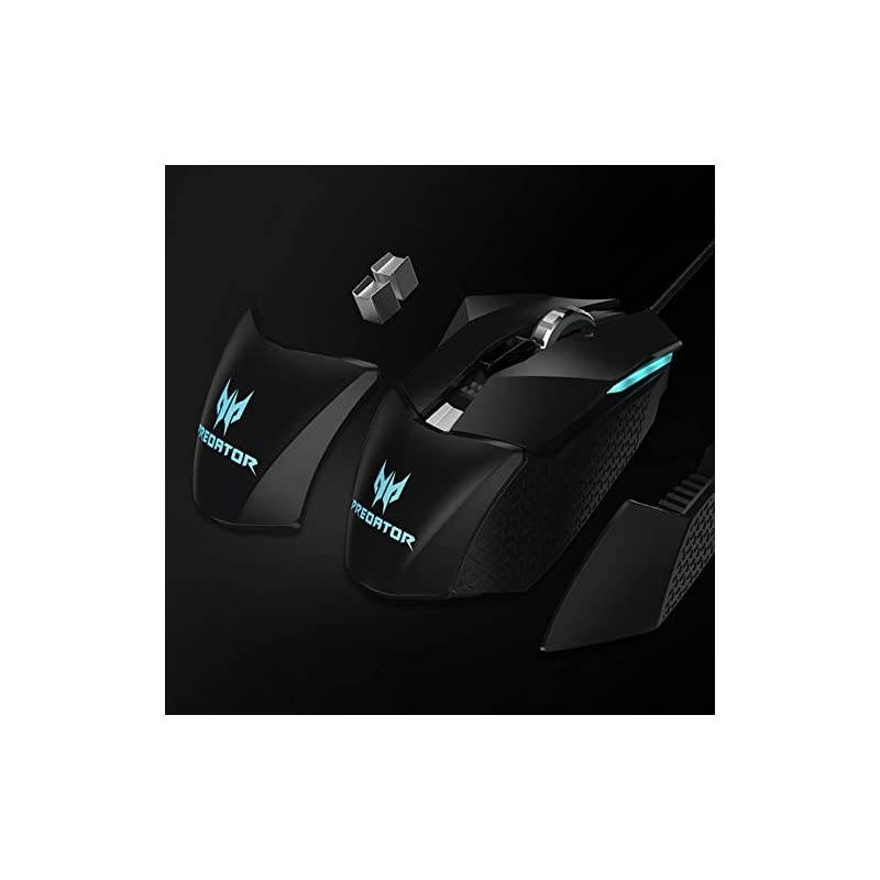 Predator Cestus 310 Gaming Mouse: 4200 On-The-Fly DPI - Breathing Backlit - 6 Button Design - Pixart 3519 Sensor - Black (PMW910)