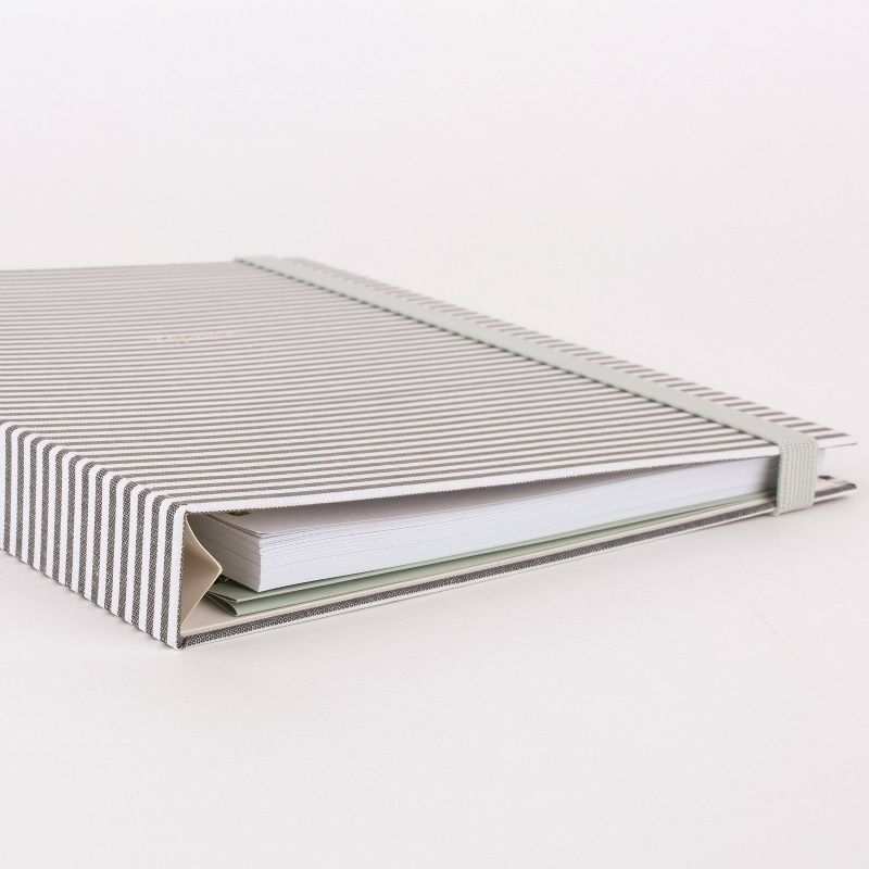 2021 Planner 6.875" x 8.75" Concealed Wire HC Black Stripe - Sugar Paper™