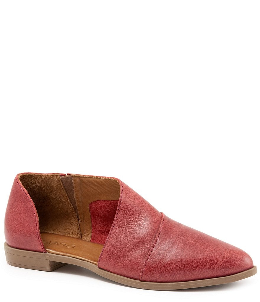 Bueno Blake Open Leather Slip-Ons