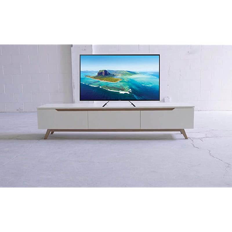 Universal TV Stand Table Top for Most 23 to 42 inch LED LCD Flat Screen TV VESA up to 200 by 400mm TVS002 Black