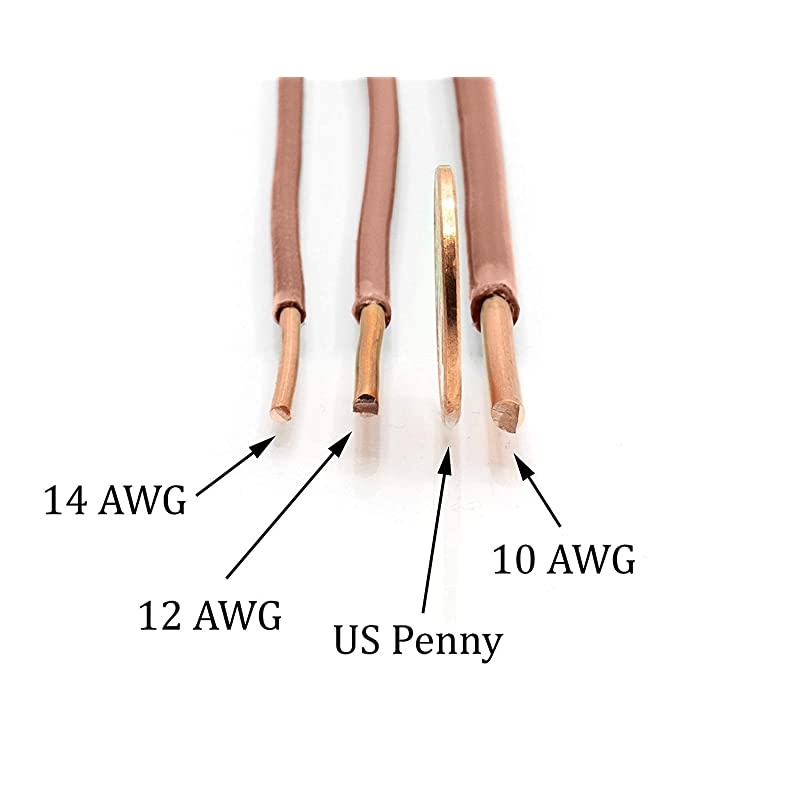 THHN Wire - 10 AWG - 25 Feet - Solid Copper Grounding Wire, Proudly Made in America - Ground Protection Satellite Dish Off-Air TV Signal - UV Jacketed Antenna Electrical Shock