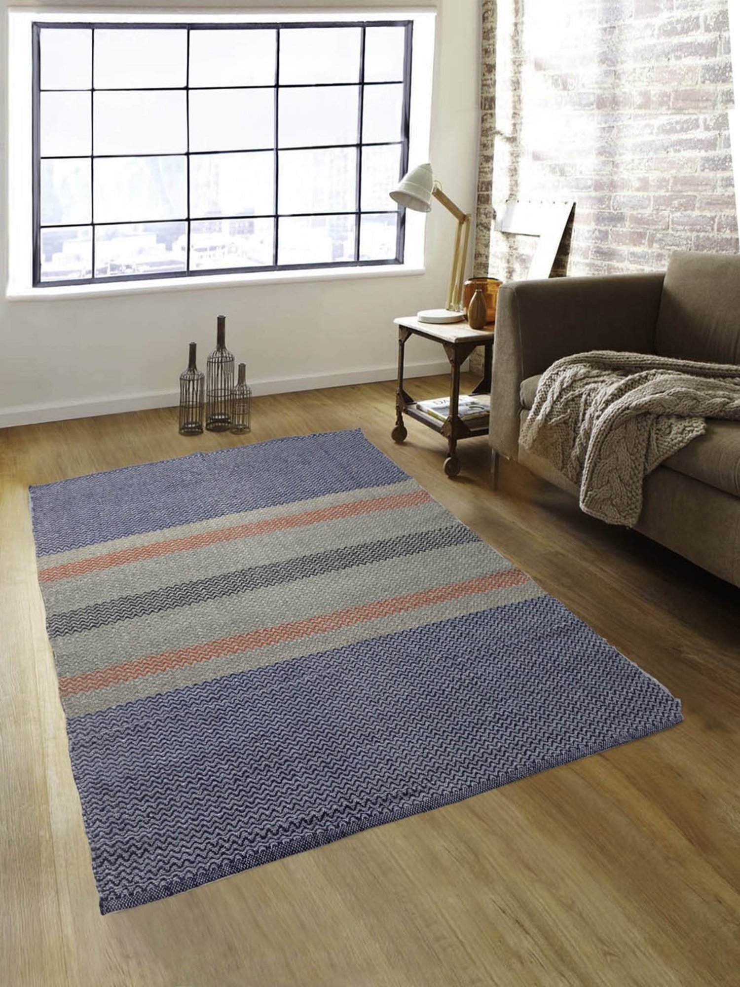 Romee Navy & Grey Rug - Set of 1